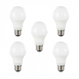 Integral LED Classic Globe E27 6W (40W) 2700K Non-Dimmable Lamp – 5 Pack