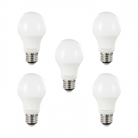 Integral GLS LED Classic Globe E27 9.5W (60W) 2700K Non-Dimmable Frosted Lamp – 5 Pack