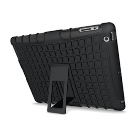 Shockproof Anti-skid Kickstand Case Hybrid Soft Hard Rugged Case Cover For iPad 2/3/4