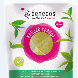 benecos Natural Konjac Sponge – green tea