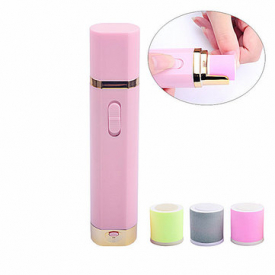 Mini Portable Electric Nail Drill Machine Pen With 3 Grinding Heads