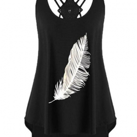 Character Casual Camisole Neckline Down Blouses