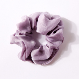 Purple Suede High Elasticity Bands Hair Ring