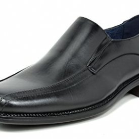 Bruno Marc Men’s State-01 Black Leather Lined Dress Loafers Shoes – 12 M US