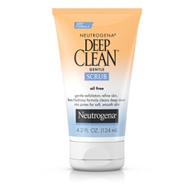Neutrogena Deep Clean Gentle Daily Facial Scrub, Oil-Free Cleanser, 4.2 fl. Oz