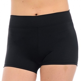 ANZA Girls Active Wear Dance Booty Shorts-Black,Medium
