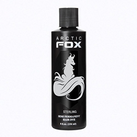 ARCTIC FOX 100% VEGAN STERLING SEMI PERMANENT HAIR DYE COLOR 8 OZ