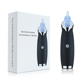 Blackhead Vacuum Suction Remover Keria Portable Electronic Facial Pore Cleaner Acne Remover Powerful Comedone Extractor USB Rechargeable facial remover with 5 Head