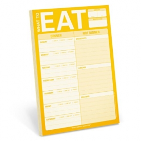Knock Knock What to Eat Pad (Yellow)