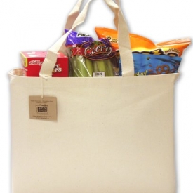 Eco-Bags Products Recycled Cotton Tote, Natural