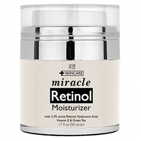 Retinol Moisturizer Cream for Face – With Retinol, Hyaluronic Acid, vitamin e and Green Tea. Best Night and Day Moisturizing Cream 1.7 Fl. Oz.