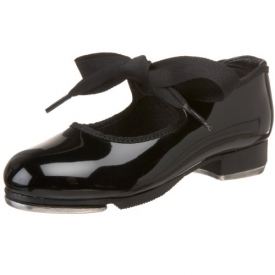Capezio Jr.Tyette N625C Tap Shoe (Toddler/Little Kid),Black Patent,12 M US Little Kid