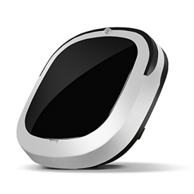 GBSELL Auto Rechargeable Smart Robot Vacuum Floor Cleaner Cordless Dry Wet Sweeping Mop (Black)