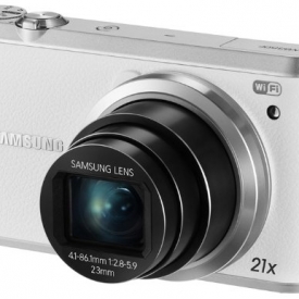 Samsung WB350F 16.3MP CMOS Smart WiFi & NFC Digital Camera with 21x Optical Zoom and 3.0″ Touch Screen LCD and 1080p HD Video (White)
