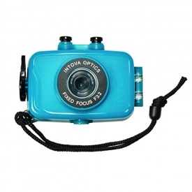 Intova Duo Waterproof HD POV Sports Video Camera, Aqua