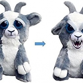William Mark Feisty Pets Junkyard Jeff Adorable Plush Stuffed Goat that Turns Feisty with a Squeeze