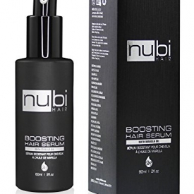 Nubi Boosting Hair Serum with Marula Oil, Vitamin E and Aloe Vera, 2 Fl. Oz./ 60 Ml