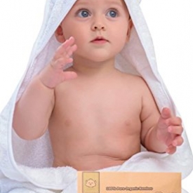 Baby Bath Towel – Toddler Towels With Hood by KeaBabies – Soft Organic Bamboo Hooded Baby Towel – Natural Hypoallergenic Childrens, Infant Bathtub Towel Set For Girls/Boys – Large Anti Bacterial