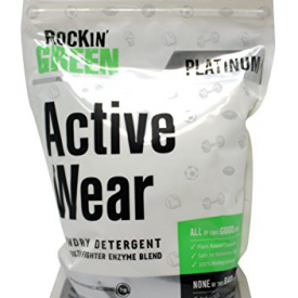 Rockin’ Green Platinum Series Active Wear Laundry Detergent Soap for Sportswear, Uniforms, Gear & High Tech Fabrics, 45 oz. (90 Loads), $0.24/load