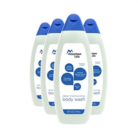 Mountain Falls Deep Moisturizing Nourishing Body Wash for Dry Skin with Natural Moisturizers, Compare to Dove, 24 Fluid Ounce (Pack of 4)