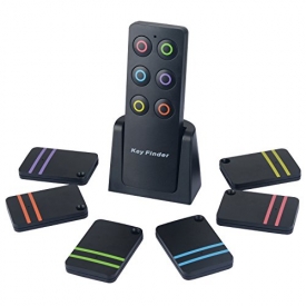 Uniclife Wireless Key Finder Wallet Tracker RF Item Locator keychain with 6 Receivers for Cell Phone Luggage Purse Pet Remote Control