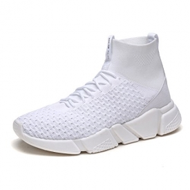 DREAM PAIRS Men’s 170844M White Lightweight Breathable Fashion Sneakers Sport Walking Shoes – 11 D(M) US