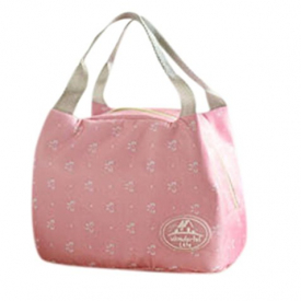 Lunch Box ,IEason Clearance Sale! Portable Lunch Bag Tote Picnic Insulated Cooler Zipper Organizer LunchBox (Pink)