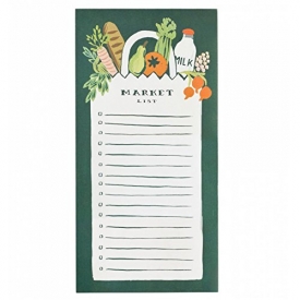 Rifle Paper Co. Green Market List Magnetic Note Pad