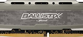 Ballistix Sport LT 4GB Single DDR4 2400 MT/s (PC4-19200) DIMM 288-Pin – BLS4G4D240FSB (Gray)