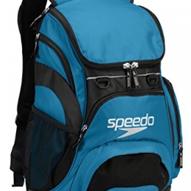 Speedo Large Teamster Backpack, Royal Blue/Black, 35-Liter