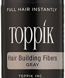 TOPPIK Hair Building Fibers, Gray, 0.11 oz.