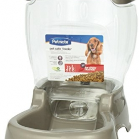 Petmate Pet Café Feeder, 6 pound capacity, Pearl Tan