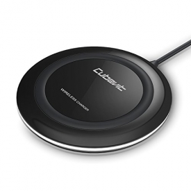 iPhone X Wireless Charger, Cubevit Qi Wireless Charging Pad Stand for Apple iPhone 8 iPhone 8 Plus Samsung Galaxy Note 8 S8 S8 Plus S7 S7 Edge Note 5 S6 Edge Plus and other Qi devices – No AC Adapter