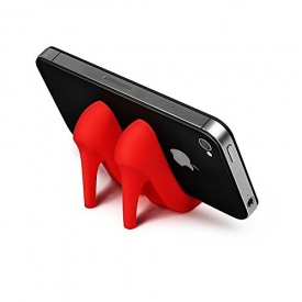ZLMC Creative Mobile Phone Stands Mounts Holder Cute High Heels stand Shoes Shaped for Cell Phone Multifunctional Cellphone Smartphone Tablet (Red)