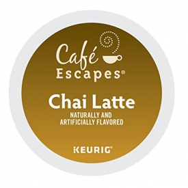 Café Escapes Keurig Single-Serve K-Cup Pods, Chai Latte, 24 Count (packaging may vary)