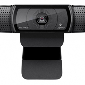 Logitech HD Pro Webcam C920, Widescreen Video Calling and Recording, 1080p Camera, Desktop or Laptop Webcam