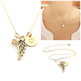 Angel Wing Necklace – 14k Gold Fill – Memorial Jewelry – Sympathy Gift