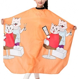 Kids Haircut Salon Cape Hair Cutting Shampoo Waterproof Styling Capes Cloth for Child