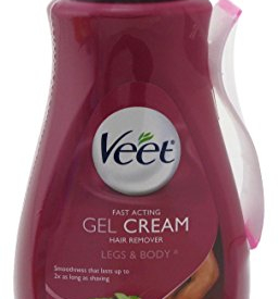 Veet Gel Hair Remover Cream, Sensitive Formula, 13.5 oz (Pack of 3)