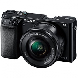 Sony Alpha a6000 Mirrorless Digitial Camera 24.3MP SLR Camera with 3.0-Inch LCD (Black) w/ 16-50mm Power Zoom Lens