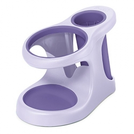 Polder BTH-7080-664 Style & Store Hair and Beauty Tool Storage Organizer, 9.6″ x 5.1″ x 6.7″, Purple