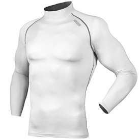 DRSKIN Compression Tight Shirt Base Layer Running Shirt Men (SWO51, S)