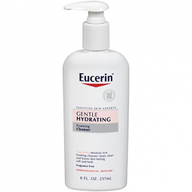 Eucerin Sensitive Skin Gentle Hydrating Cleanser 8 Fluid Ounce (Pack of 3)