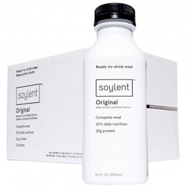 Soylent Meal Replacement Drink, Original, 14 oz Bottles, Pack of 12