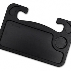 Zone Tech Car Laptop and Food Steering Wheel Tray (Black)