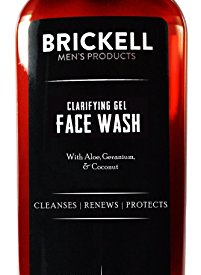 Brickell Men’s Clarifying Gel Face Wash for Men – Natural & Organic Facial Cleanser – 8 oz