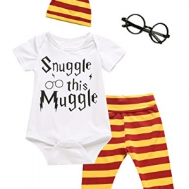 3Pcs/Set Baby Boy Girl Infant Snuggle this Muggle Rompers (3-6 Months)