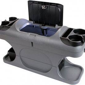 TSI Products 57315 Plug N Go Grey Powered Minivan Console