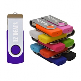 10 X EZ DEALS 10PCS Pack of 128 MB [NOT 128GB ] USB Flash Drives Bulk, USB 2.0 Flash Drives, Memory Stick, Thumb Drive, Pen Drive, Fold Drive, Swivel, WHOLESALE, 10 Pack (Green)【Ships from USA】