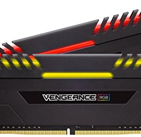 Corsair CMR16GX4M2C3600C18 VENGEANCE RGB 16GB DDR4 3600 (PC4-28800) C18 Desktop Memory for Intel 100/200
